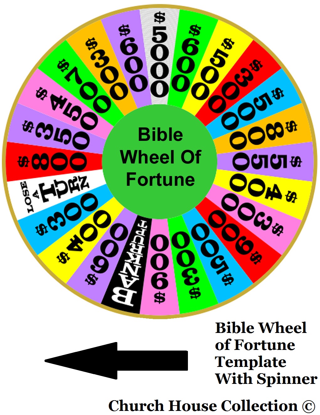 Free Printable Wheel Of Fortune Template Printable Templates